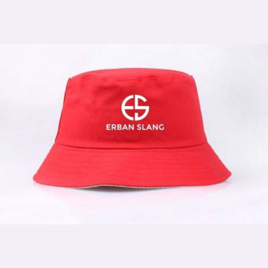 Stylish Erban Slang Summer Red Bucket Hats