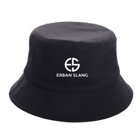 Stylish Erban Slang Summer Black Bucket Hats