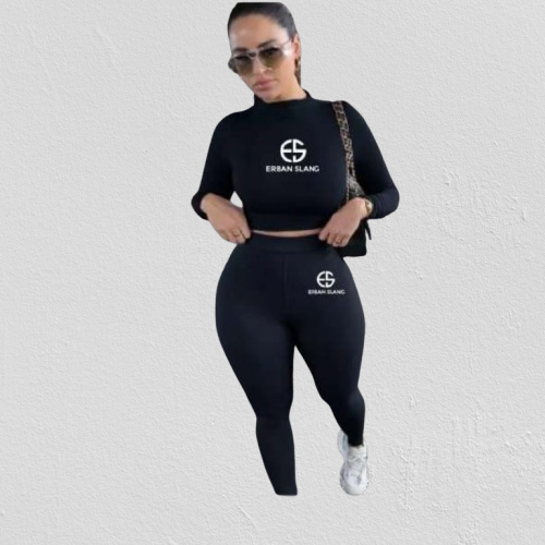 Stylish Erban Slang Black new Biker Short Sets