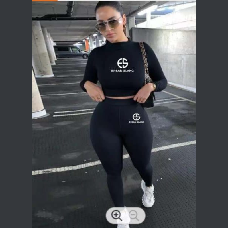 Stylish Erban Slang Black new Biker Short Sets