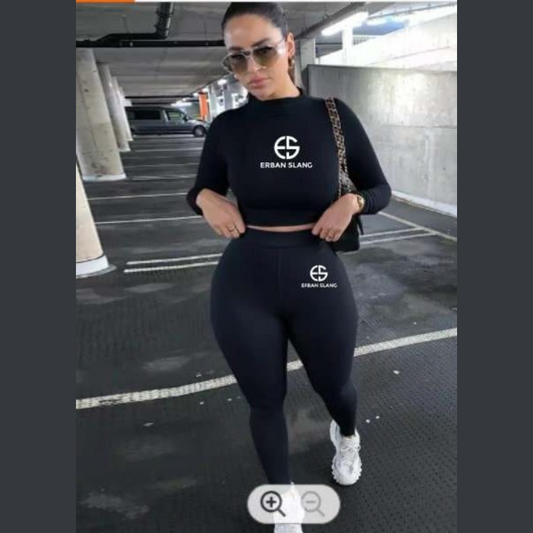 Stylish Erban Slang Black new Biker Short Sets