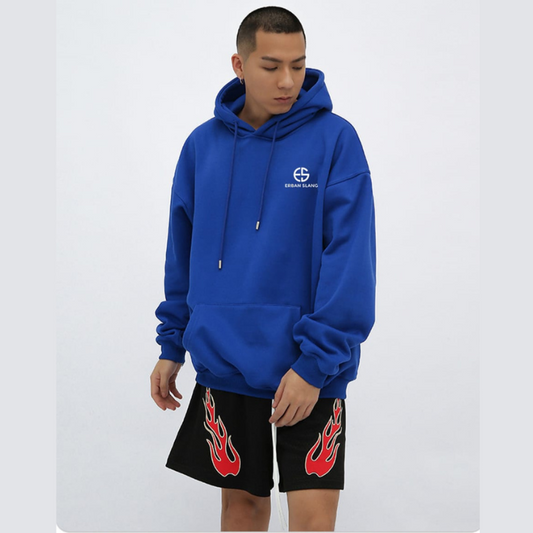 Stylish Erban Slang Blue Hoodies