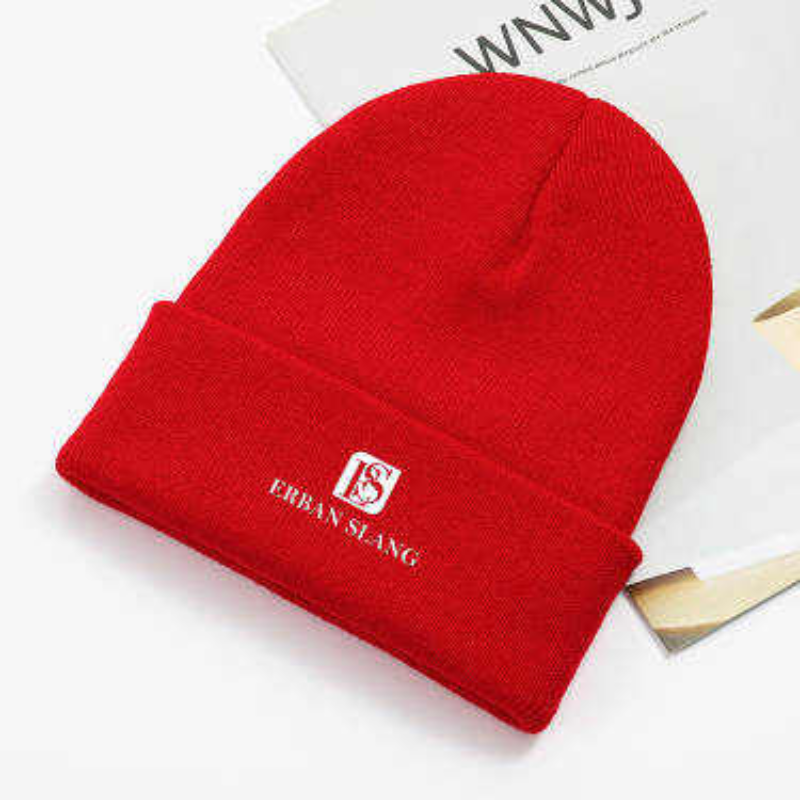 Stylish Erban Slang Winter Red Hats wears