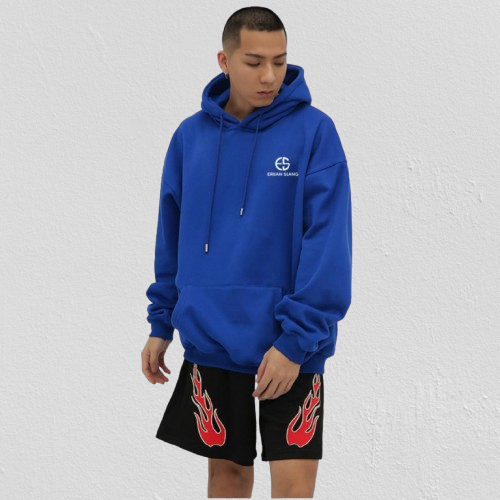 Stylish Erban Slang Blue Hoodies